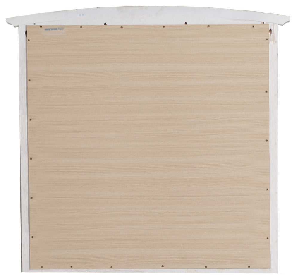 Cambria Arched Mirror, White