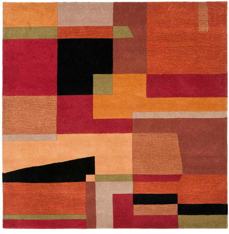 Safavieh Rodeo Drive rd868a Geometric Rug, Assorted, 6'0" X 6'0"