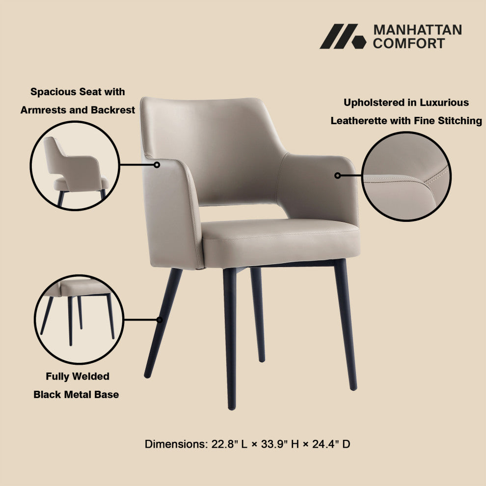 Manhattan Comfort Tremont Dining Chairs, Set of 8
