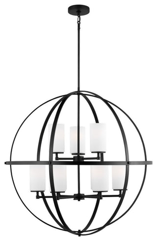 Alturas 9-Light Chandelier, Midnight Black