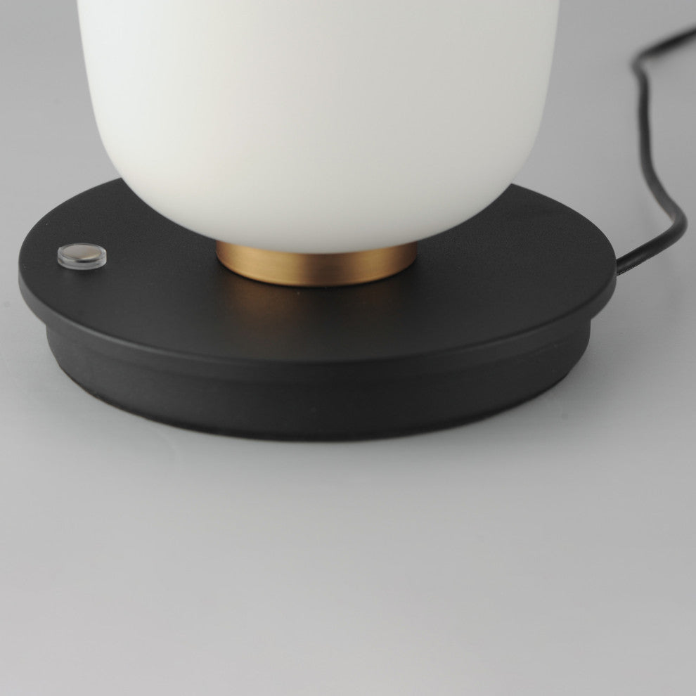 ET2 E25166-92 Soji 13" Tall Buffet Specialty Lamp - Black / Gold