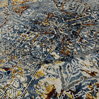 Bristol Jorenie Area Rug, Blue, 9' x 12', Bordered