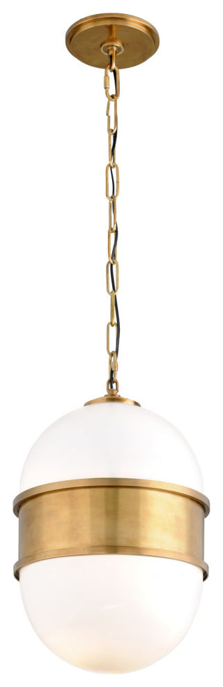 Broomley 2-Light Pendant, Vintage Brass