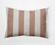 14x20" Graduated Stripe Nautical Decorative Indoor Pillow, Mauve