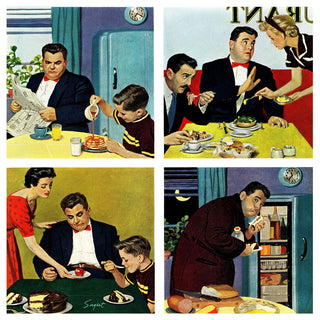 "Night Raid" Painting Print on Canvas by Richard Sargent