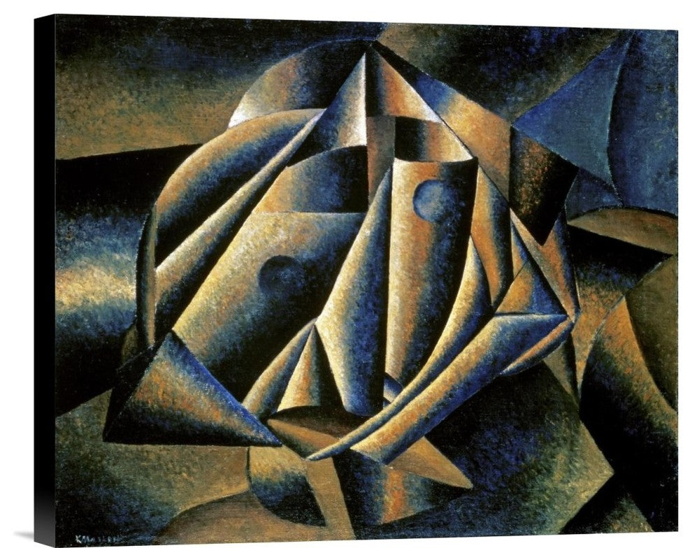 "Face of a Peasant Girl" Stretched Canvas Giclee by Kazimir Malevich, 22"x18"