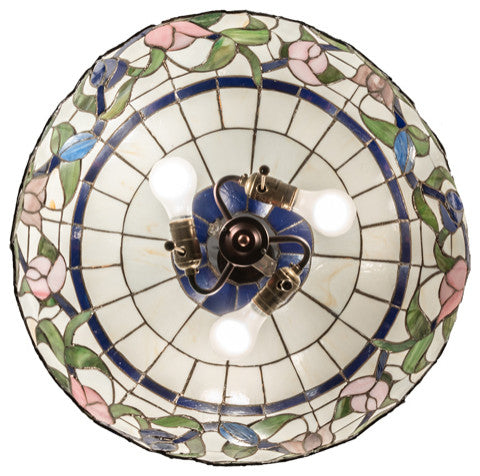 Meyda Lighting 231154 20" Wide Rose Vine Pendant