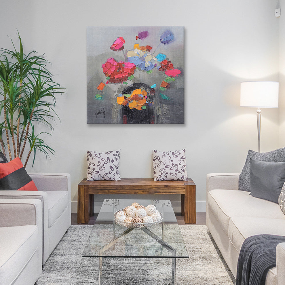 "Floral Study II" by Scott Naismith, 26"x26"