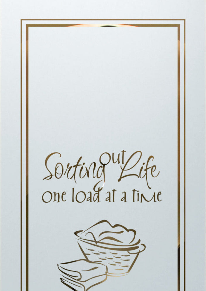 Laundry Door - Sorting Out Life Laundry Basket - Primed - 32" x 96" -...