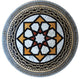 Mosaic Tumbled Medallion Art Tile Floor or Tabletop, Varanasi 84"x84"