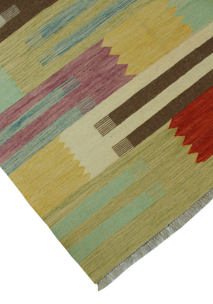 Winchester Kilim Seyyal Rust Rug, 5'0x6'3