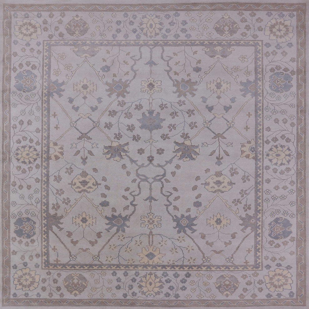 Ahgly Company Indoor Square Mid-Century Modern Area Rugs, 5' Square