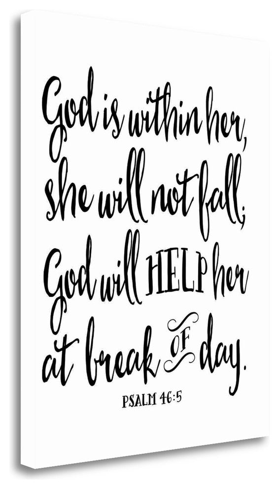 "God Is Within Her" By Tara Moss, Giclee Print on Gallery Wrap Canvas