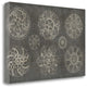 "Rosette IX Gray" By Wild Apple Portfolio, Giclee Print on Gallery Wrap Canvas