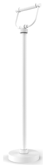 Free Standing Toilet Tissue Holder, Matte White