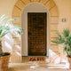Sheltered Coconut Door Mat Printed, 30x18, Bonjour Paris