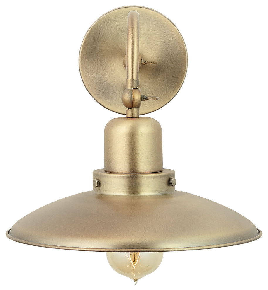 Capital Lighting 634811 18" Tall Bathroom Sconce - Aged Brass