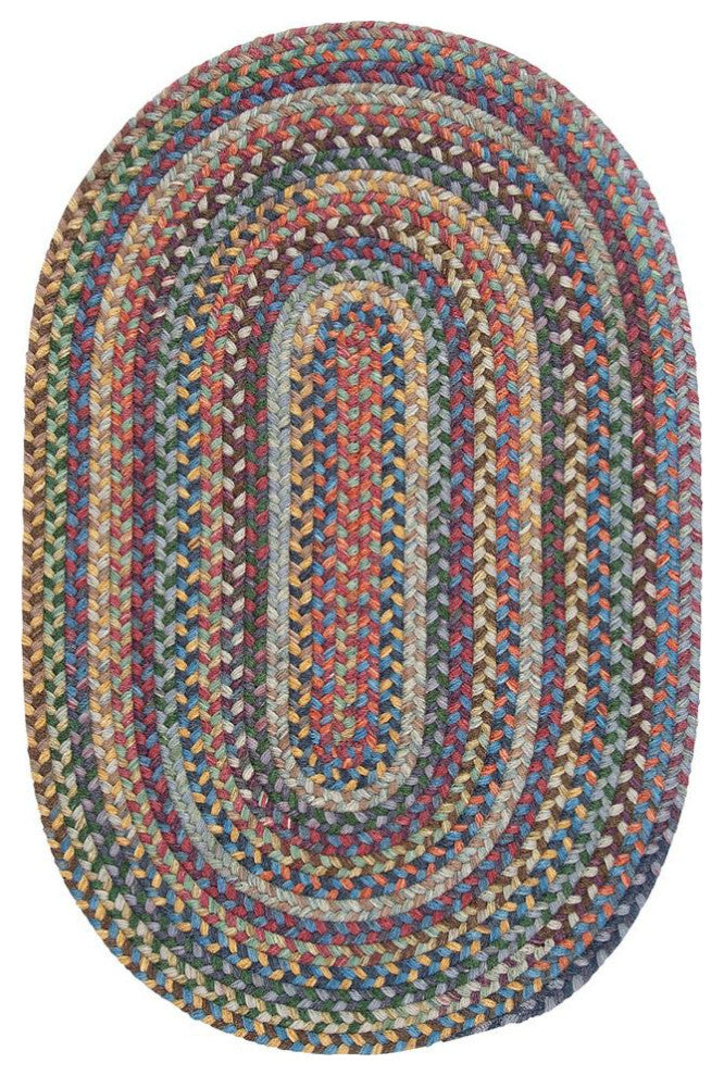 Colonial Mills Rug Rustica Classic Multi Runner, Oval