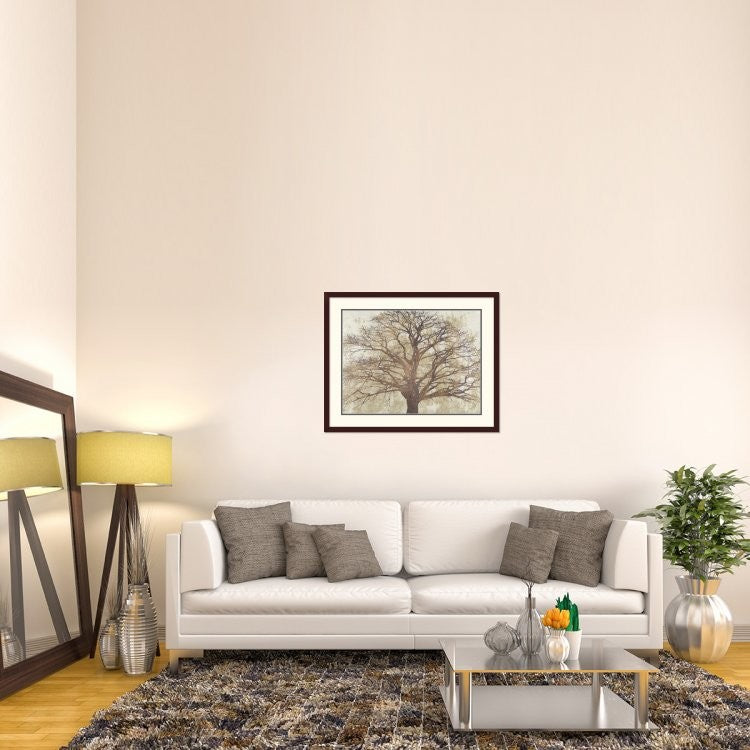 "Sacred Oak" Framed Digital Print by Alessio Aprile, 40x32"