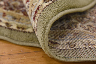 Unique Loom Light Green Colonial Voyage 6'x6' Round Rug