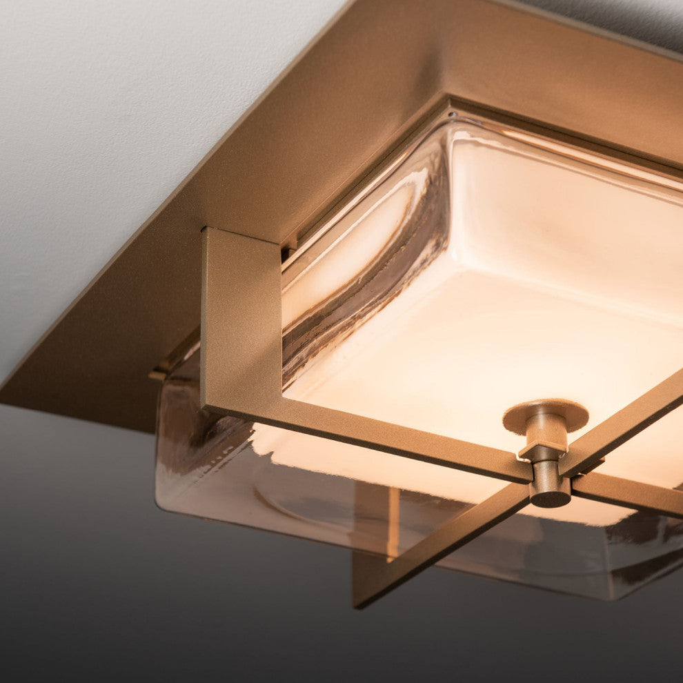 Axis Flush Mount, Soft Gold