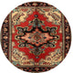 Ahgly Company Indoor Round Traditional Area Rugs, 3' Round