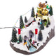 Motion LED Christmas Skiing Village