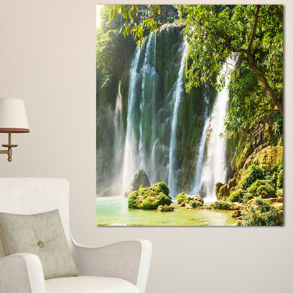 Detian Waterfall in Vietnam, Oversized Landscape Canvas Art, 30"x40"