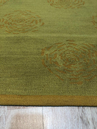 Yellow Contemporary Modern Modern Flat Weave Area Rug