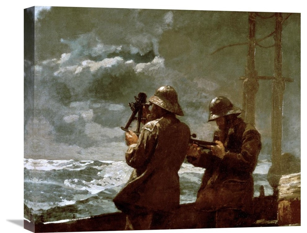 "Eight Bells" Stretched Canvas Giclee by Winslow Homer, 22"x18"