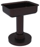 Vanity Top Soap Dish with Groovy Accents, Antique Bronze