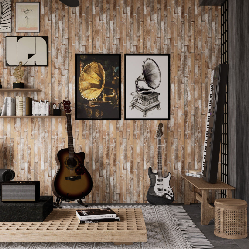 Sedona Charcoal Porcelain Floor and Wall Tile, Multi