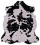 7' 3" X 6' 4" Organic Natural Hair-On Cowhide Area Rug C1460
