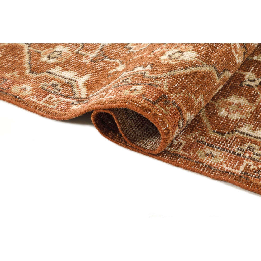 Tuscany Olivia Area Rug, Terracotta, 5'x8'
