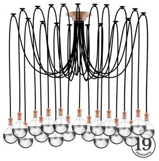 Black And Copper Lighting