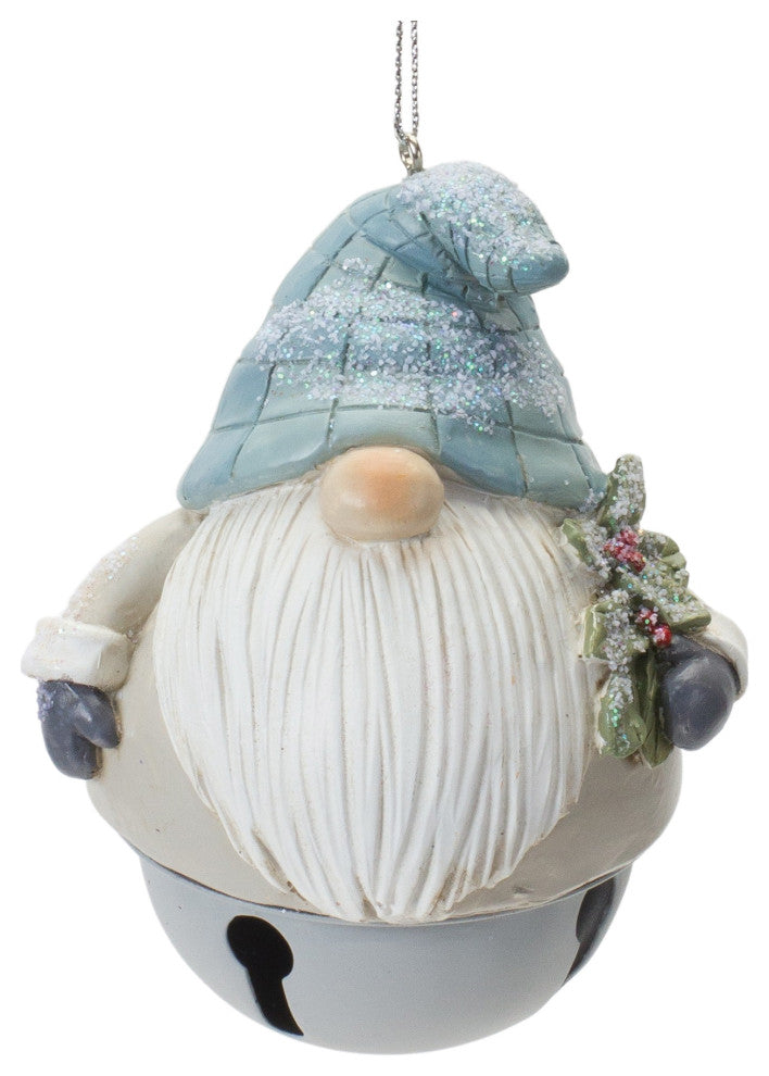 Gnome Sleigh Bell Ornament, 12-Piece Set