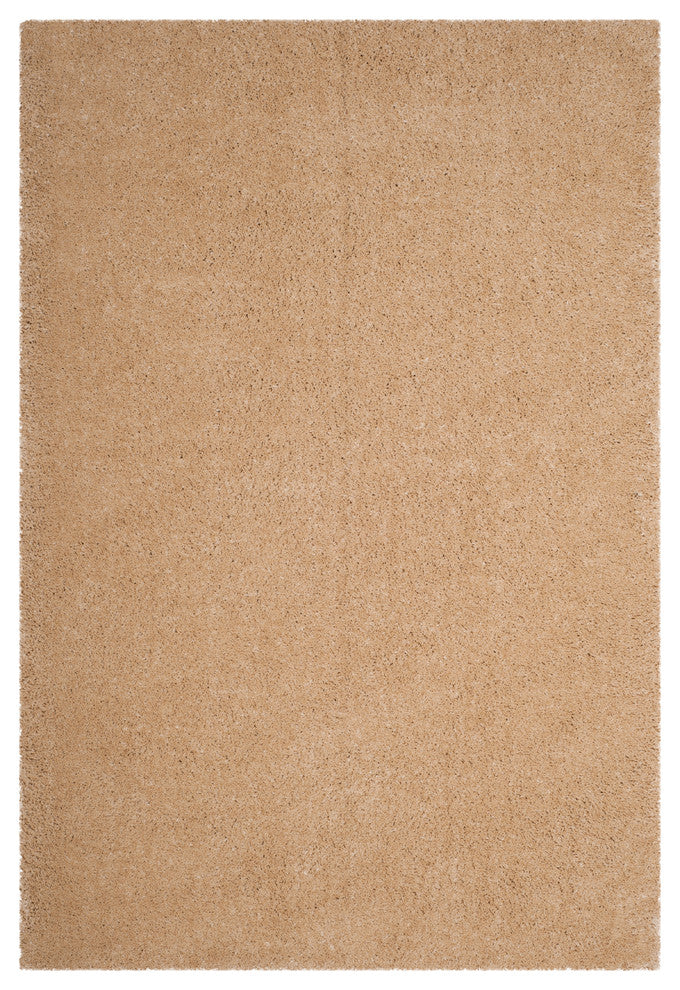 Safavieh Colorado Shag Collection CSG785 Rug, Champagne, 4' X 6'