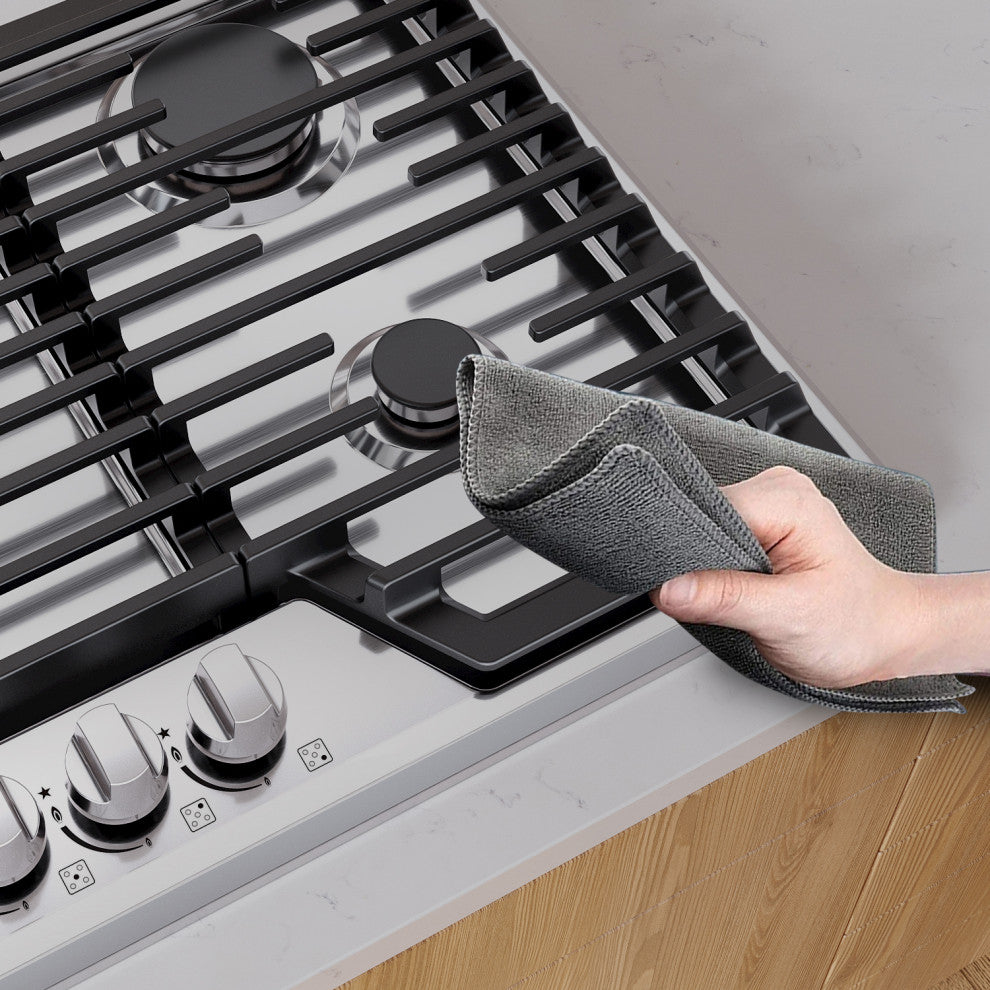 Empava 36-in Built-in Gas Cooktop with 5 Sealed Burners - LPG Convertible