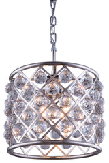 1206 Madison Collection Pendent Lamp, Clear, Polished Nickel