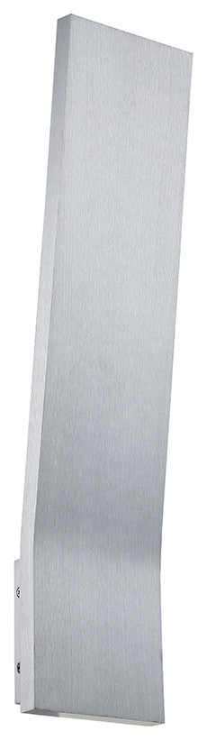 Modern Forms Blade 22" LED Outdoor Wall Sconce in Brushed Aluminum