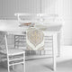 Arabesque Printed Cotton Table Runner and Placemats, Arabesque Tan