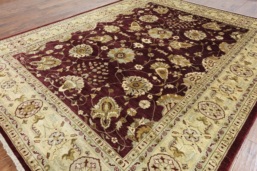 Peshawar Hand Knotted Rug 8'x10', W1957