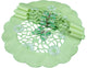 Emerald Mariposa 16" Round Doily, Set of 4