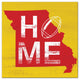 Missouri Football State Pride 16x16 Canvas Wall Art