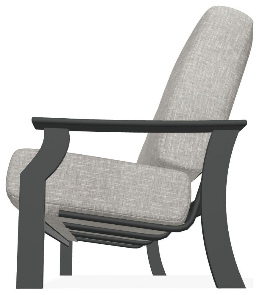 St. Catherine Deep Seat 3-Seat Outdoor Sofa, Hither Pewter/Graphite