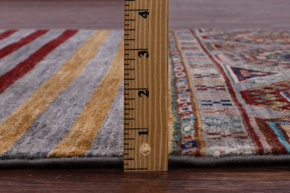 3' 3" X 5' 1" Khorjin Super Kazak Handmade Wool Rug - Q12319