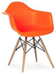 Orange, Eiffel Dining Room Chair, Set of 4