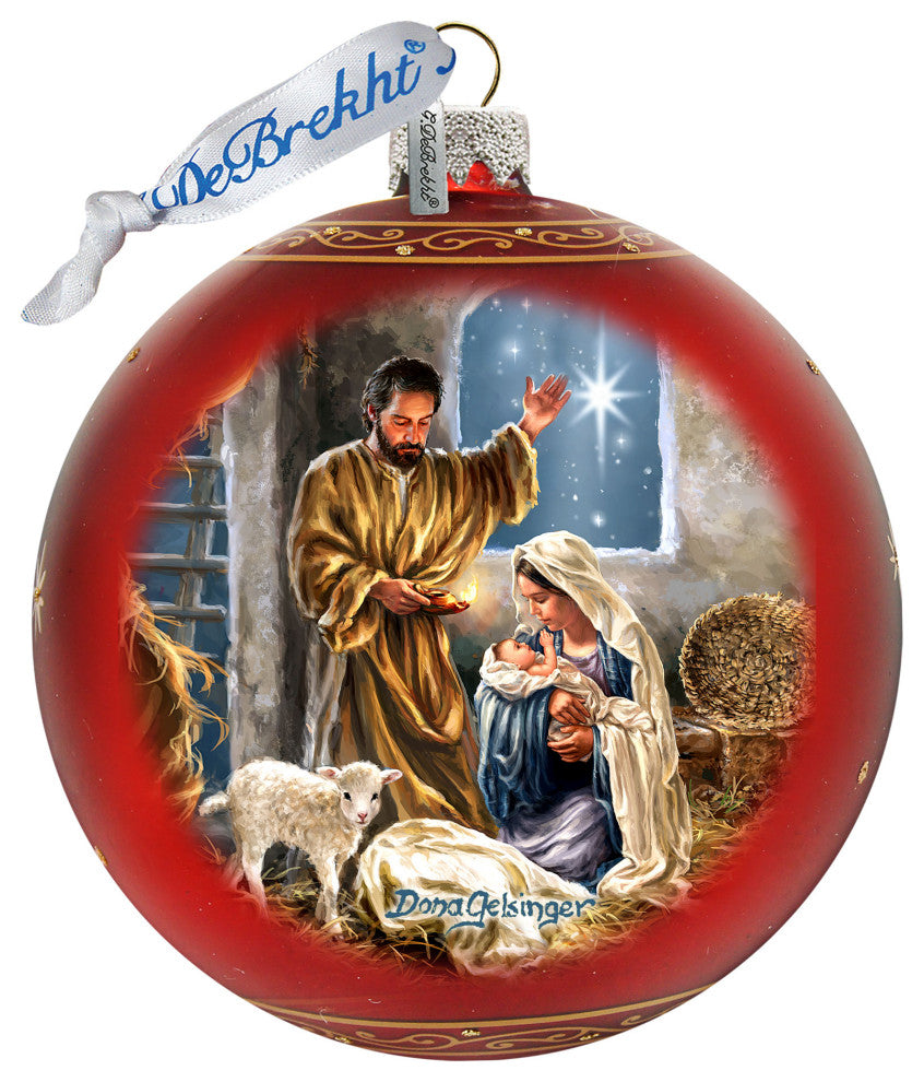 The Lamb of God Glass Ornament Limited Edition