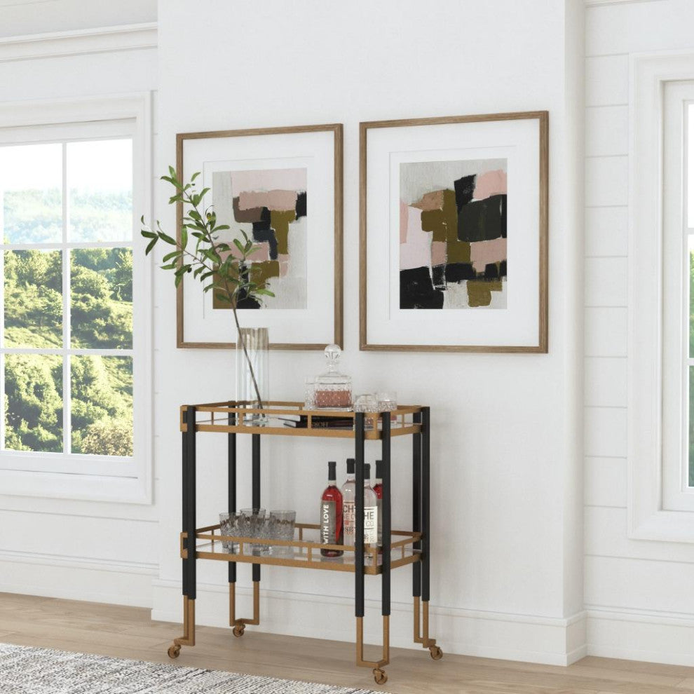 Uttermost 25229 Kentmore Modern Bar Cart