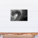 Black and White Galaxy Geode Print on Canvas